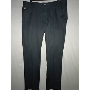 Peter Millar EB66 Pants Mens 40x32 Black Performance Golf Activewear Chino